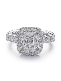 Cushion Crisscut® Diamond Engagement Ring
